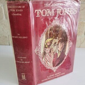 1950s History of Tom Jones by Henry Fielding, British Novel Comic Foundling